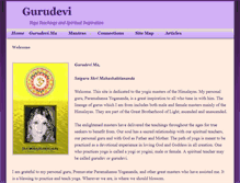 Tablet Screenshot of gurudevi.com